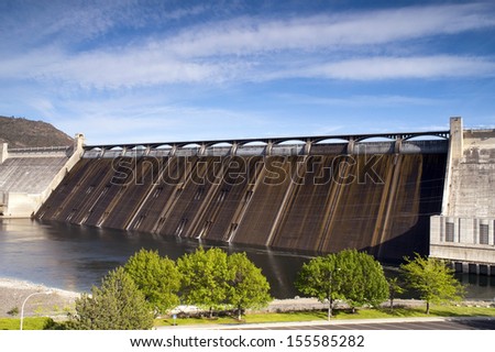The Grand Coulee Dam Power Hydroelectric Power Generation Eastern Washington