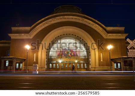 TACOMA, WASHINGTON/UNITED STATES - APRIL 24: This building was previously Union Station but now houses a Federal Courthouse for the United States on April 24, 2013.