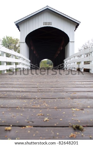 Grave Creek Covered Bridge Josephine County Oregon Historical Transportation Structure