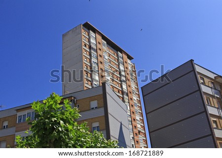 modern apartment tower