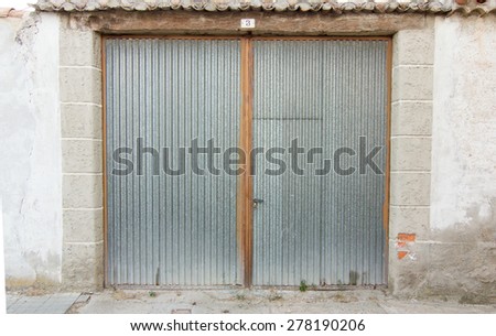 metal door garage access