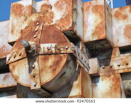 rusty old boiler