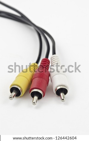 set of cables used to connect the TV to other devices