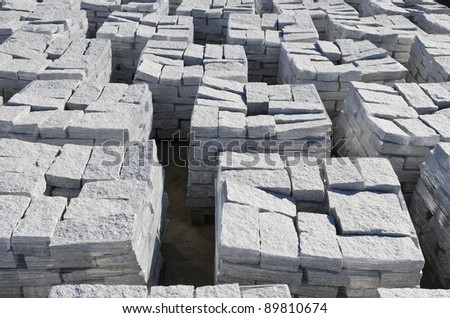 granite blocks ready for sale