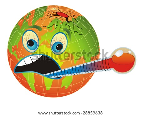 animated images of global warming. stock vector : Global warming.
