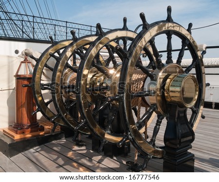 ShipÃ¢Â?Â?s wheels on deck of historic battle ship