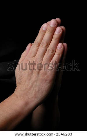 pictures of hands praying. stock photo : Hands in prayer