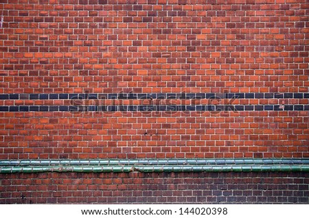 historical palace brick wall background and texture