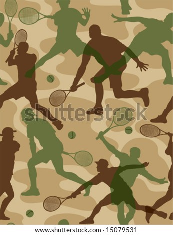 tennis  - seamless wallpaper (vector)abstract