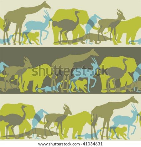 save  animal liberation -seamless  pattern brush and swath  included