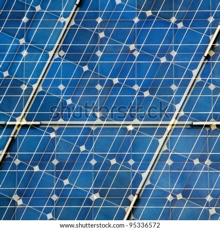 Abstract Solar Panel