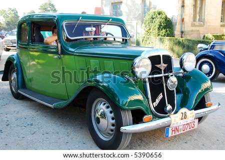 stock photo veteran car Hanomag