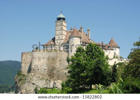 beautiful castle Schonbuhel on the Danube,Austria