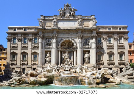 Famous Fountain Rome