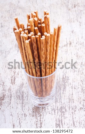 salty cracker pretzel sticks