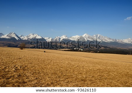High mountains, Slovakia