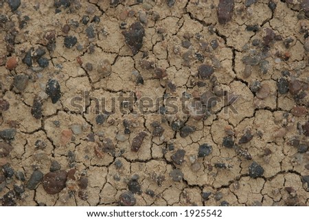 Cracked ground texture