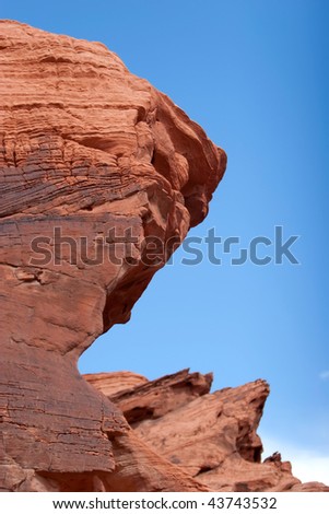 Red rocks in Nevada desert
