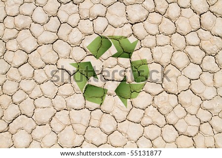 Cracked drought desert ground texture