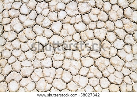 Cracked drought desert ground texture