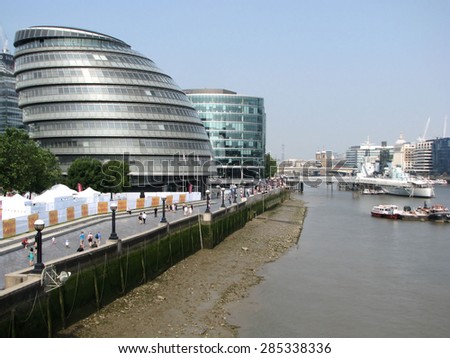 LONDON,- JUNE 26: London City Hall, headquarters for the Lord Mayor & City Council on June 26, 2011 in London.