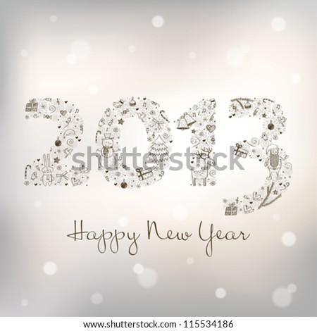 2013 New Year's greeting card 2013 New Year's greeting card