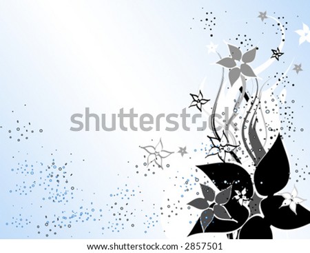 black white grey flowers wedding