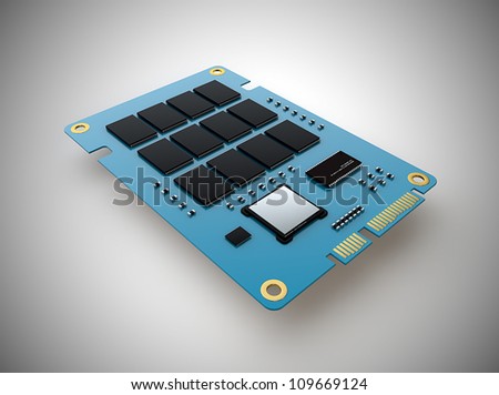 Solid state drive board