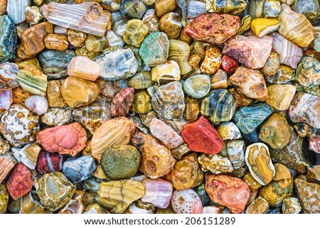 Natural Agates Background