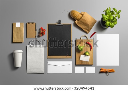 Coffee Stationery, Branding Mock-up, with clipping path, isolated, changeable background