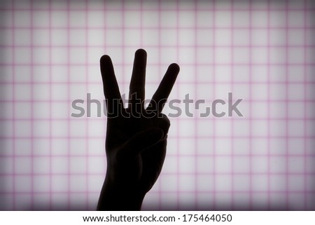 Hands shadow symbol