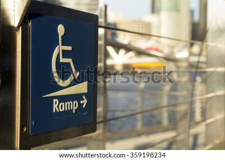 using wheelchair ramp, special for someone special.