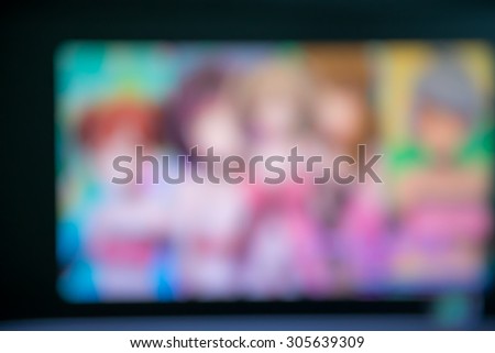 Hentai theme creative abstract blur background with bokeh effect