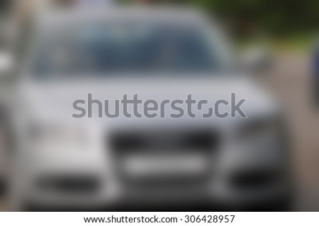 Auto car fleet dealer show theme blur background with bokeh effect