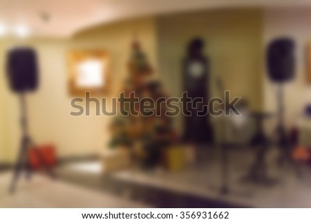 Party at the restaurant theme creative abstract blur background with bokeh effect