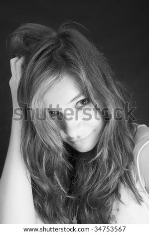 Portrait of a teenager girl. See more shots with this model in my portfolio.