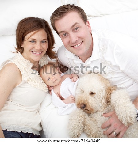 Loving Young Couple Starting a New Family