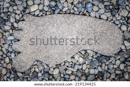 Cement foot Garden paving slabs