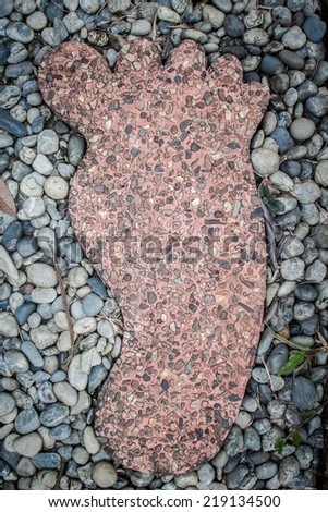 Cement foot Garden paving slabs