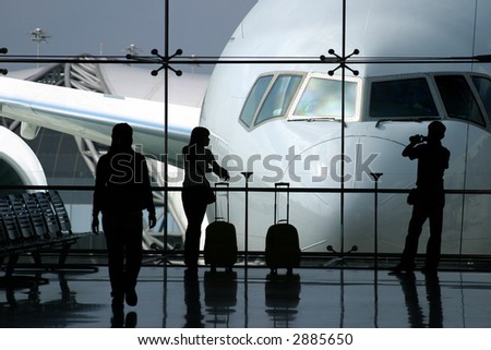 Waiting for the flight Waiting for the flight