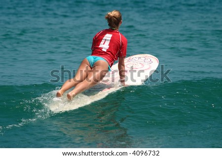california beaches girls. stock photo : Young girl