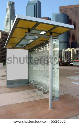 bus stop board