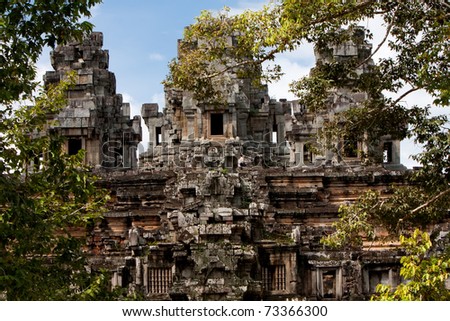 Angkor Wat -Ta Keo temple Cambodia. Asia