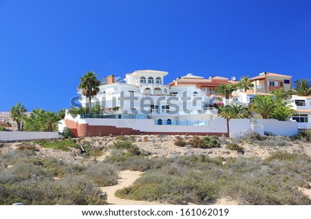 Luxury beachfront holiday villas.