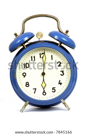 clock showing 6