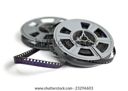 reels of film. 8mm cine film and reels;
