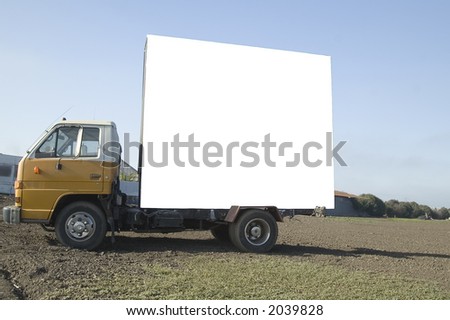 Billboard Truck Ready for Text