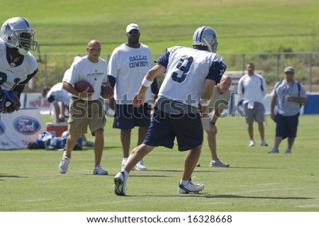 OXNARD, CA - August 4: Dallas Cowboys at Training Camp, Oxnard, California August 4, 2008