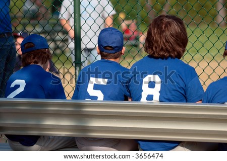 Baseball Team Bench 1