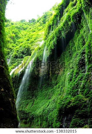 Green Mossy Waterfalls
